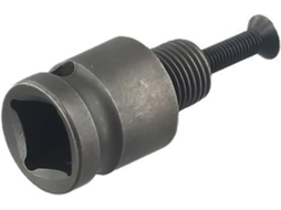 De Mandril Para Chave Impacto 1/2-20unf Com Parafuso Liga Aço Cinza, Diâmetro Macho 12,5 Mm, Furo Inferior 12,7