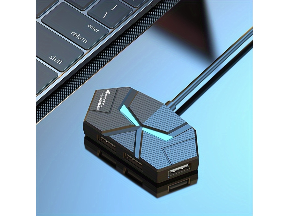 Hub Usb de 4 Portas com Iluminação para Casa STELASPLEN