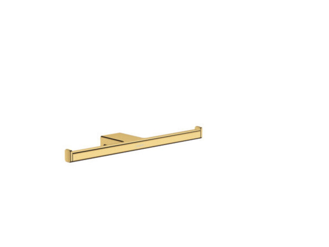 HANSGROHE Addstoris Suporte Duplo para Rolos de Papel 41748 Cor: Óptica de Ouro Polido