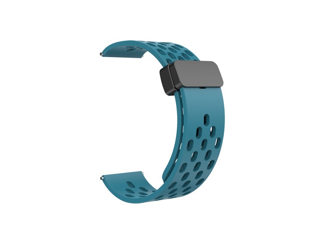 Pulseira De Silicone Perfurada Magnética Para Huawei Gt5, Samsung Galaxy Watch6, Xiaomi S4, Mi Band 9pro 8pro, Redmi