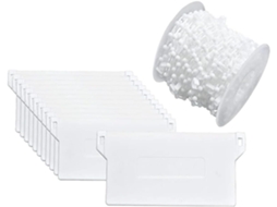 Conector De Corrente Para Persiana Vertical Nolitoy Em Plástico Branco, 20 Placas De Base Para Reforma Cozinha E