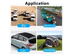Painel Solar De 12v 12w Com Duas Portas Usb Carregador De Bateria E Controlador Para Camping Trilhas Barco Carro E Casa