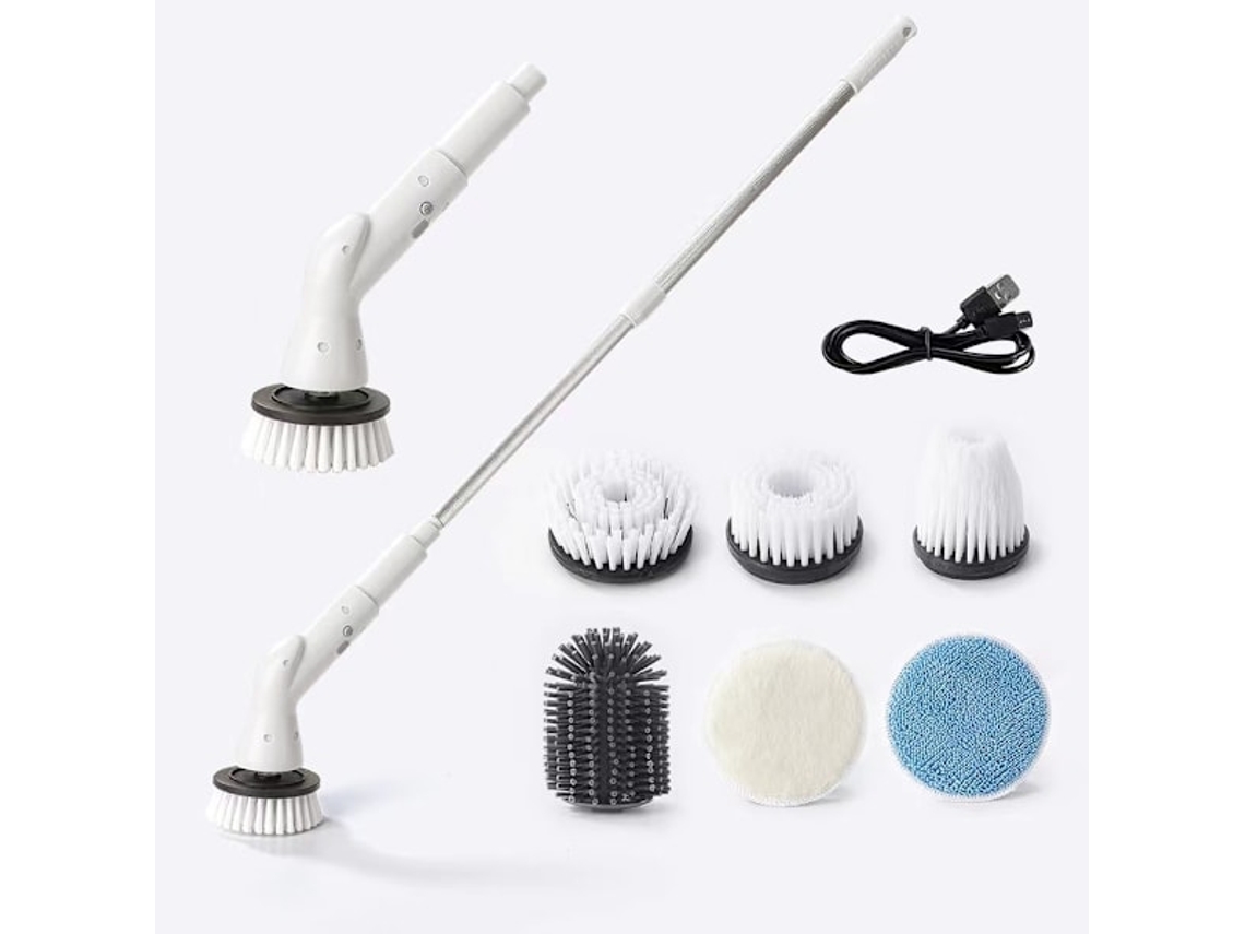 Escova Rotativa BRILVIBERA para Chuveiro, Cozinha, Banheiro