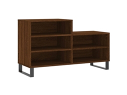Sapateira MAISON EXCLUSIVE Derivados Madeira Carvalho Castanho (102x36x60 cm)