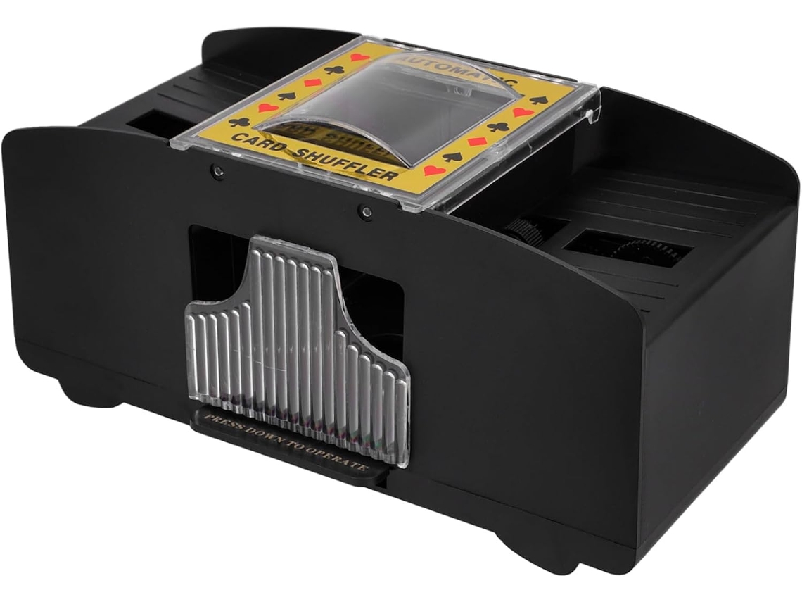 Embaralhador Automático De Cartas, Preto, Abs