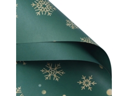 Papel Embrulho Natal Kraft Duas Faces Elementos Natalinos