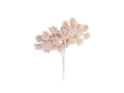 Laxiscreed Ramo De Pinheiro Em Plástico Rosa Para Diy, 6 Flores, Pode Dividir Em Pequenos Ramos