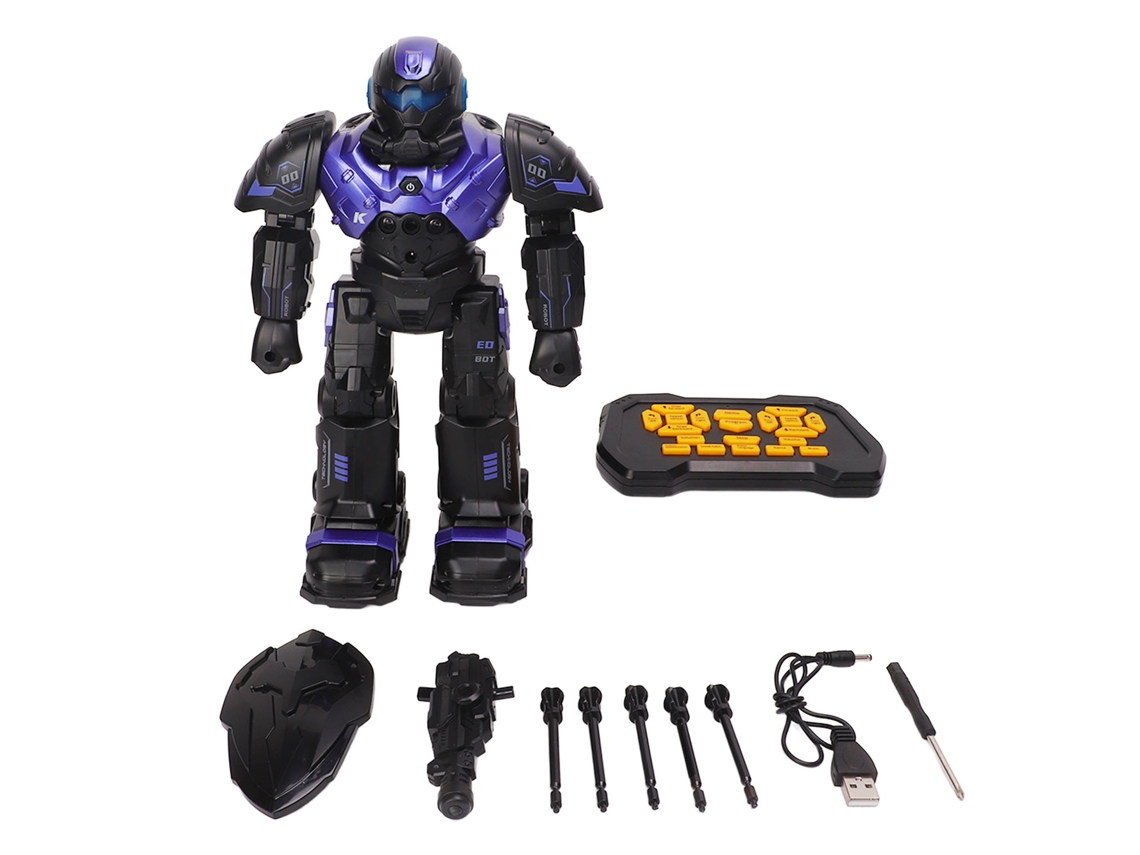 BRINQUEDO Robô RC, com Sensor de Gestos, Programável, Caminha, Desliza, Canta, Dança, Educativo, Controle Remoto S/MARCA