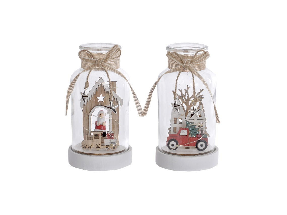 Decorações DKD HOME DECOR (Cristal - Multicor)