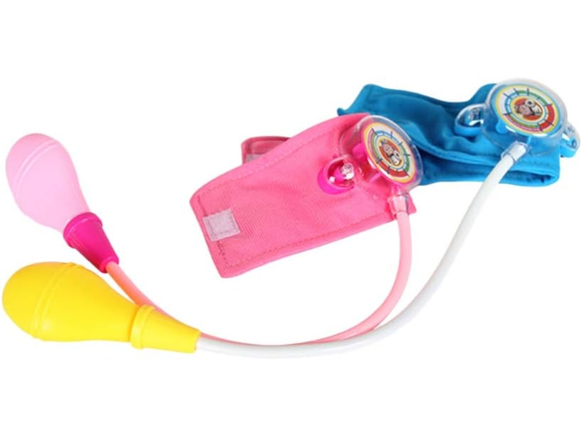 Conjunto De 2 Peças Para Crianças Médico De Família, Monitor De Pressão Arterial, Brincadeira De Médico, Brincadeira De Faz De C Aquaforge