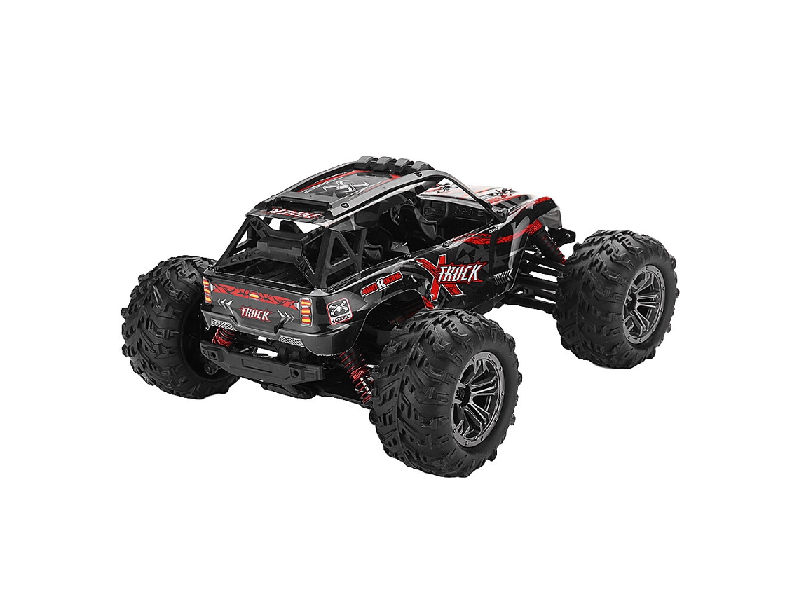 Azulxinlehong 9137 1/16 2.4g 4wd 36km/h Carro Rc com Luz Led Camião Monstro Off road do Deserto Rtr Brinquedo MDUG