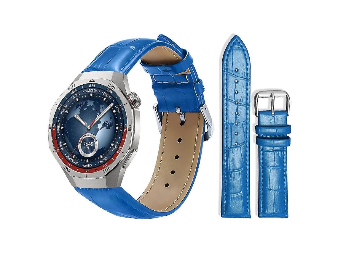 Pulseira De Couro Com Fivela De Pino E Textura De Bambu Xdfind