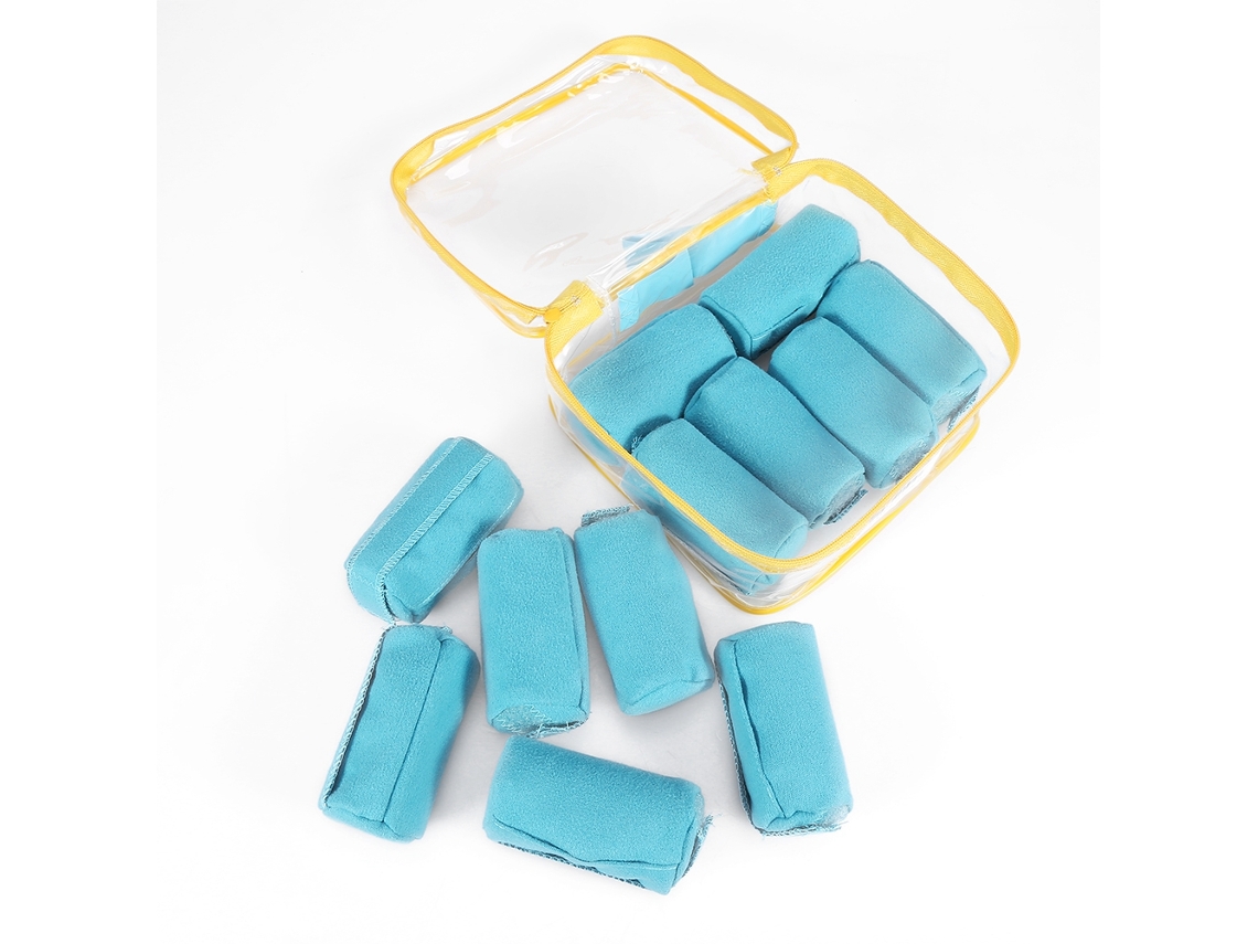 2026 12 Peças de Rodillos de Espuma para Rizar o Cabelo Sem Eletricidade, Ferramenta para Rizar o Cabelo Ao Dormir, Mini Rodillos de Cabelo