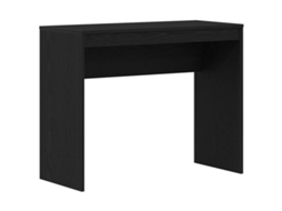 Vidaxl Secretária Carvalho Preto 90x40x72 Cm Madeira Engenheirada