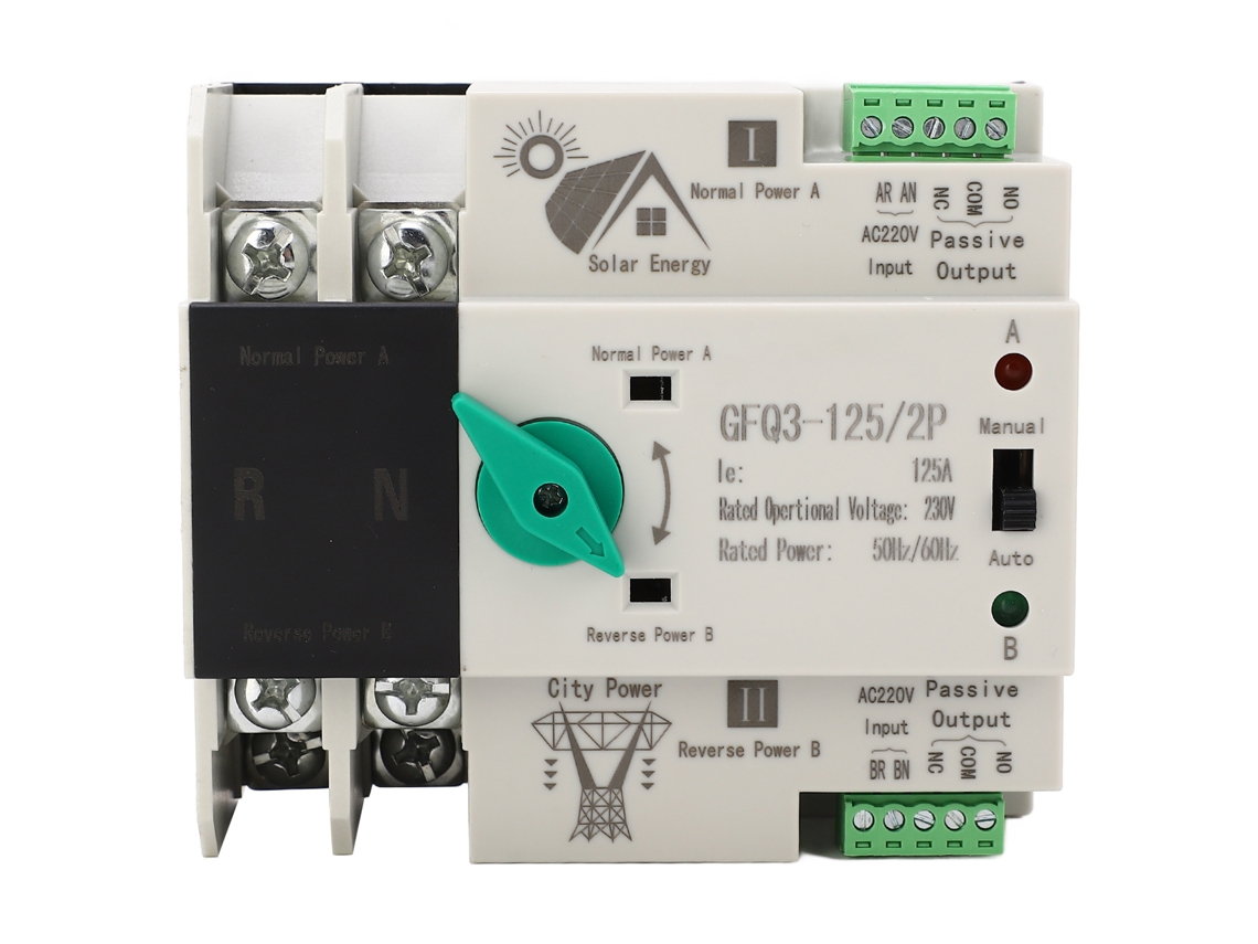 Interruptor Automático de Transferência 2p 125A 230V | MARCA