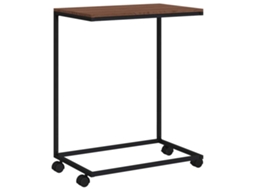 Side Table, Side Tables Vidaxl Preto Madeira Processada (55 X 35 X 70 Cm)