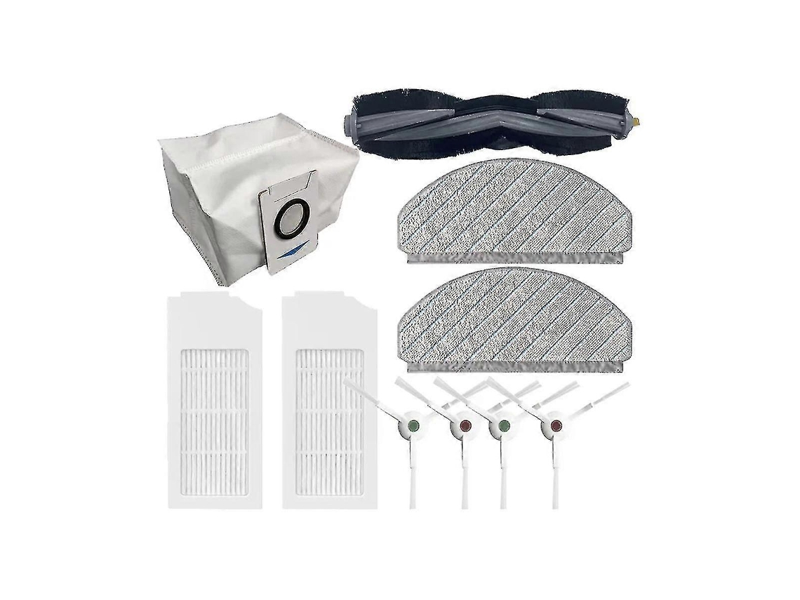 Para Aspirador De P Rob Deebot T10/t10 Plus, Escova Lateral Principal, Saco De P, Filtro Hepa, Pano De Esfrego, Pea De Reposio Yunzii