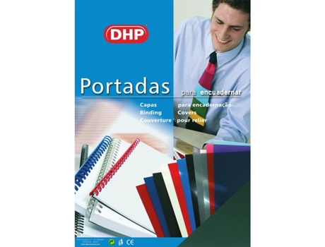 Capas de Encadernação DHP Verde A4 Polipropileno 100 Unidades