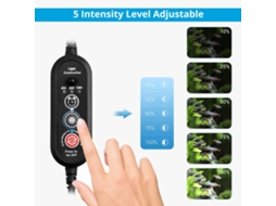 Lâmpada Led Rgb para Aquário com Controle Remoto Iluminação Versátil para Peixes Tropicais e Corais