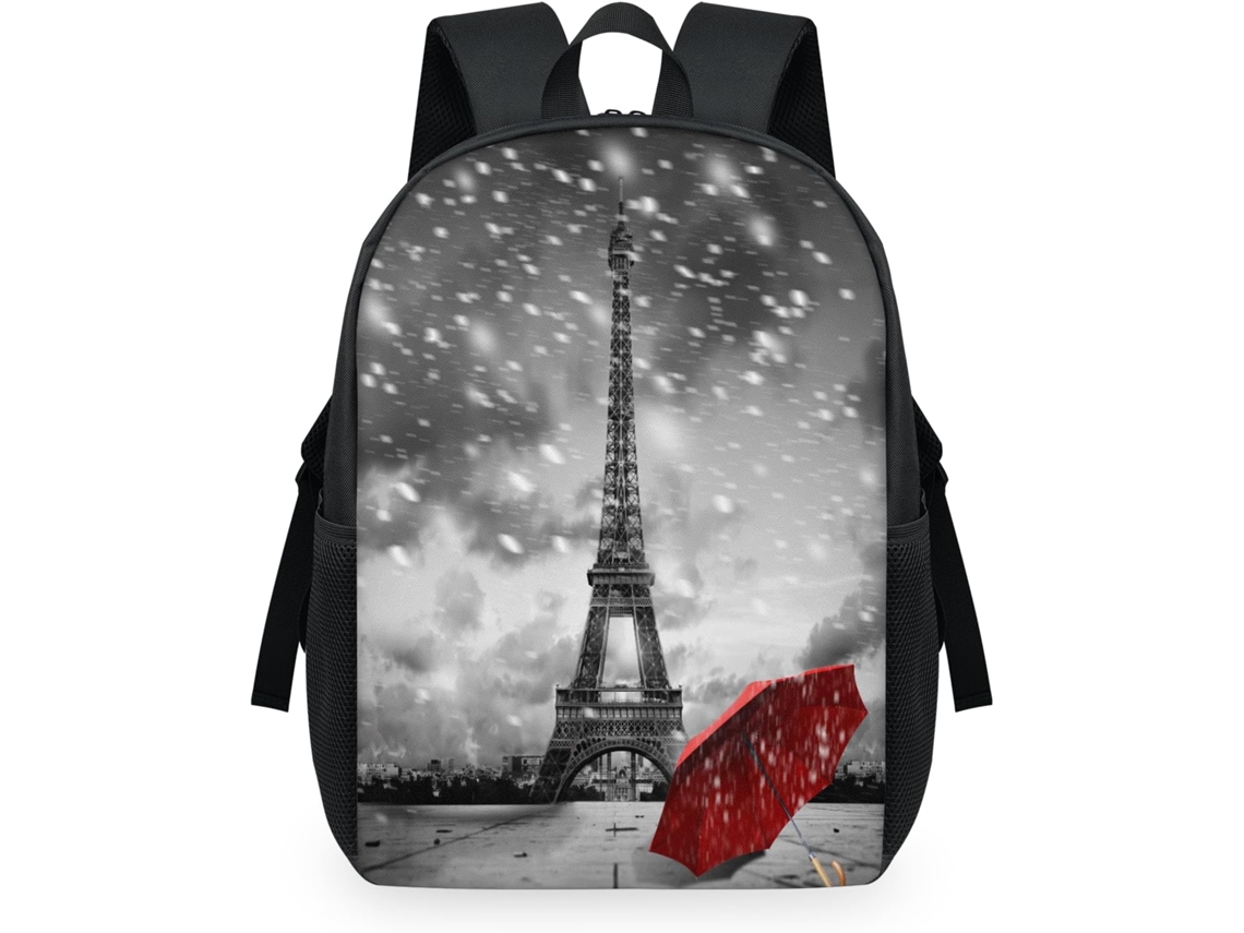 Mochila Tropicallife Torre Eiffel com Guarda-chuva para Crianças (32.5x15x44.9 cm)