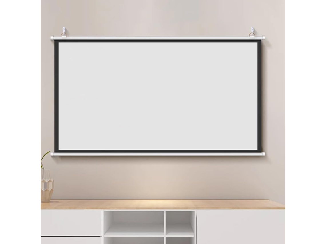 Tela de Projeção 40" 16:9, para Uso Doméstico e Externo