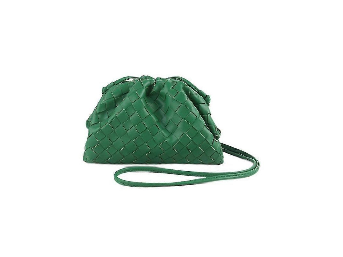 2026 bolsa Tiracolo de Tecido Pu Cloud Mini Clutch de Couro com Fivela Magnética