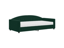 Sofá cama com Colchão 100x200 Cm Veludo Verde escuro MAISON EXCLUSIVE