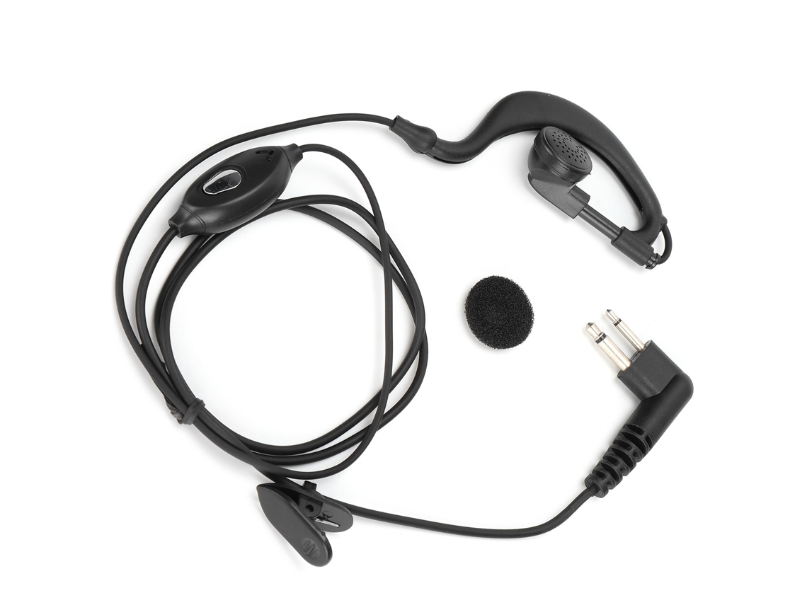 Fone De Ouvido Headset Walkie Talkie Intercom Para Rádio De Dois Way Motorola Série P992pm01g