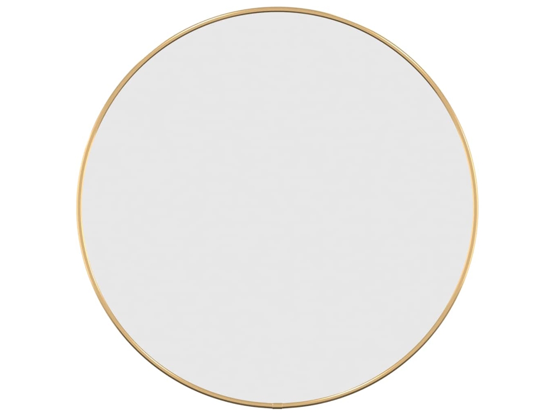 Wall Mirror, Wall Mirrors Vidaxl Ouro Vidro (ø 50 Cm)