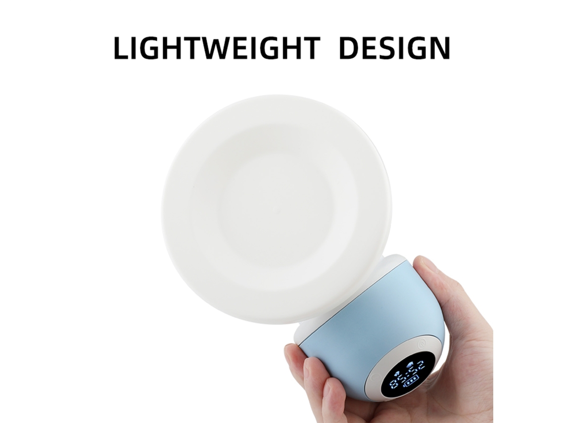Primerox bomba de Leite Elétrica Portátil com Tela Led 9 Níveis de Sucção e Bateria Recarregável