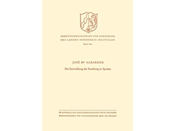 Livro Die Entwicklung Der Forschung In Spanien De José María Albareda (alemão)
