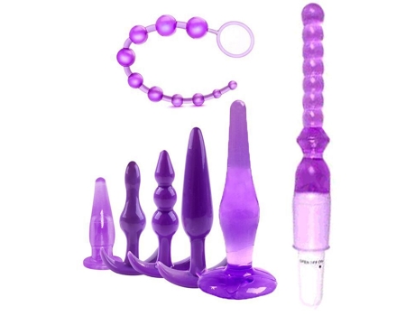 Plug Anal PETHUEL Starter Kit 7 Pcs Xyx-H3-0426-3 Roxo