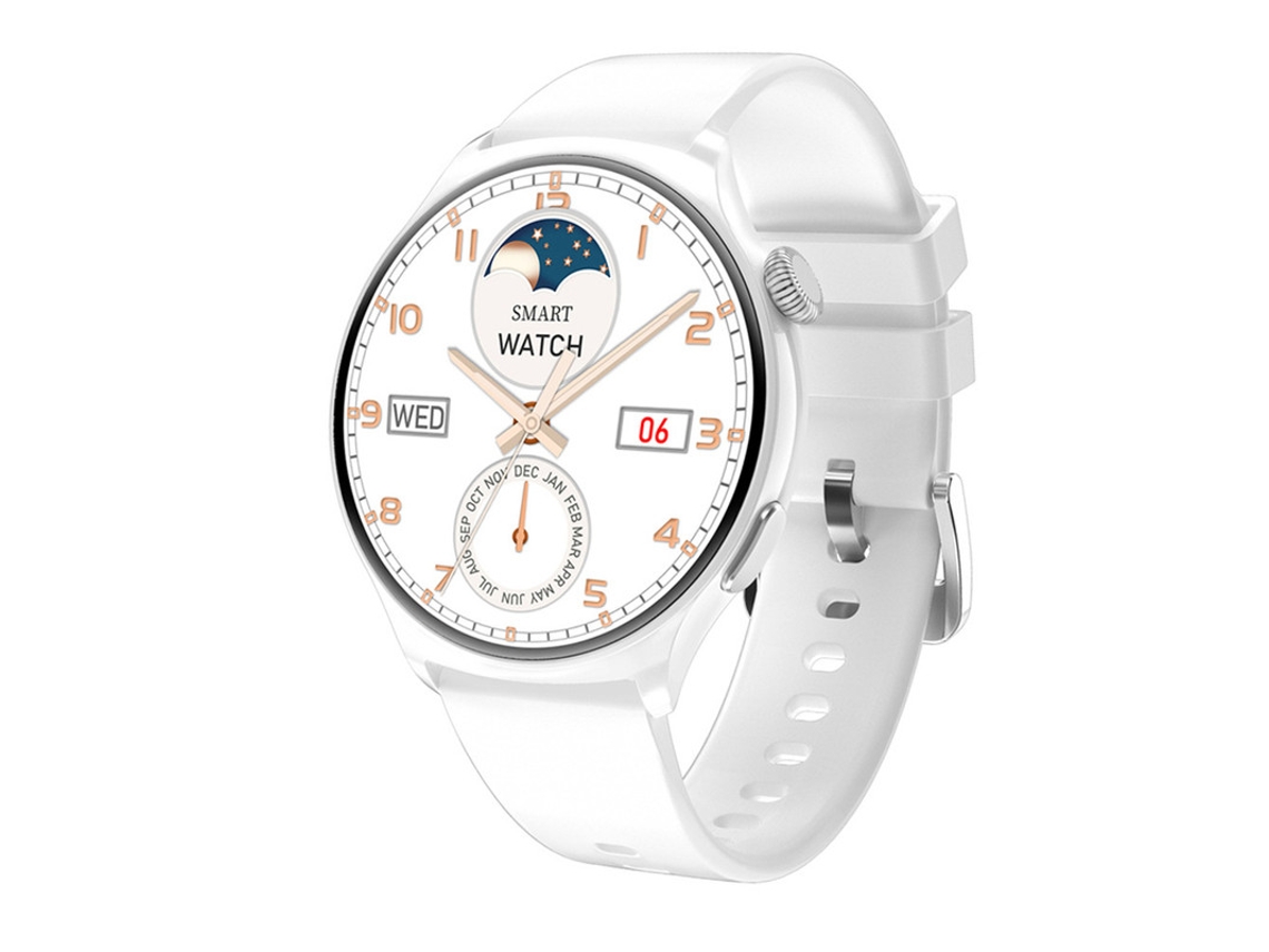 Smart Watch Mx16 Monitor de Glicose no Sangue Frequência Cardíaca Pressão Arterial Saúde Sono Branco GODTVAGT