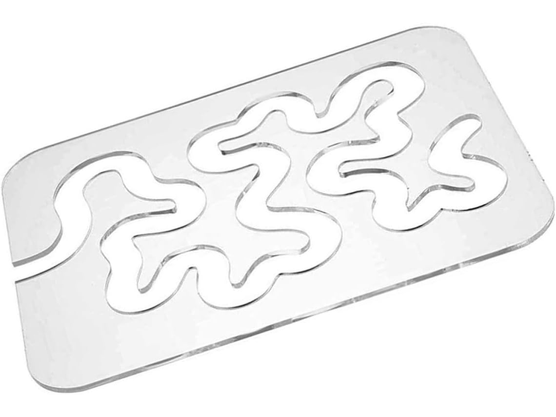 Régua De Acrílico Transparente Para Patchwork.