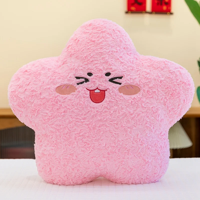 Almofada Decorativa/de Sofá em Formato de Estrela para Adultos MDUG (rosa, 50 Cm)