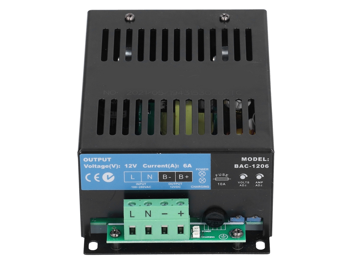 Carregador de bateria para gerador a diesel com LED inteligente e ampla voltagem