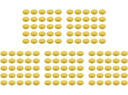 Conjunto de 125 Esponjas Sintéticas para Pintura em Aquarela, com Diferentes Espessuras e Densidades. SFUSHOS