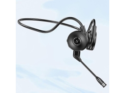 Fones de ouvido Bluetooth Hengrongshen M1 de condução óssea com microfone e som estéreo para esportes de corrida