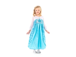 Vestido De Princesa Little Adventures, Vestido De Princesa Do Gelo, Tamanho 3 5 Anos