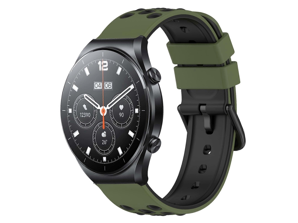 Pulseira De Silicone Poroso Bicolor De 22 Mm Para Xiaomi Mi Watch S1 Pro