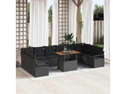 Vidaxl Conjunto De Sofá De Jardim 11 Unid. 10-número De Lugares