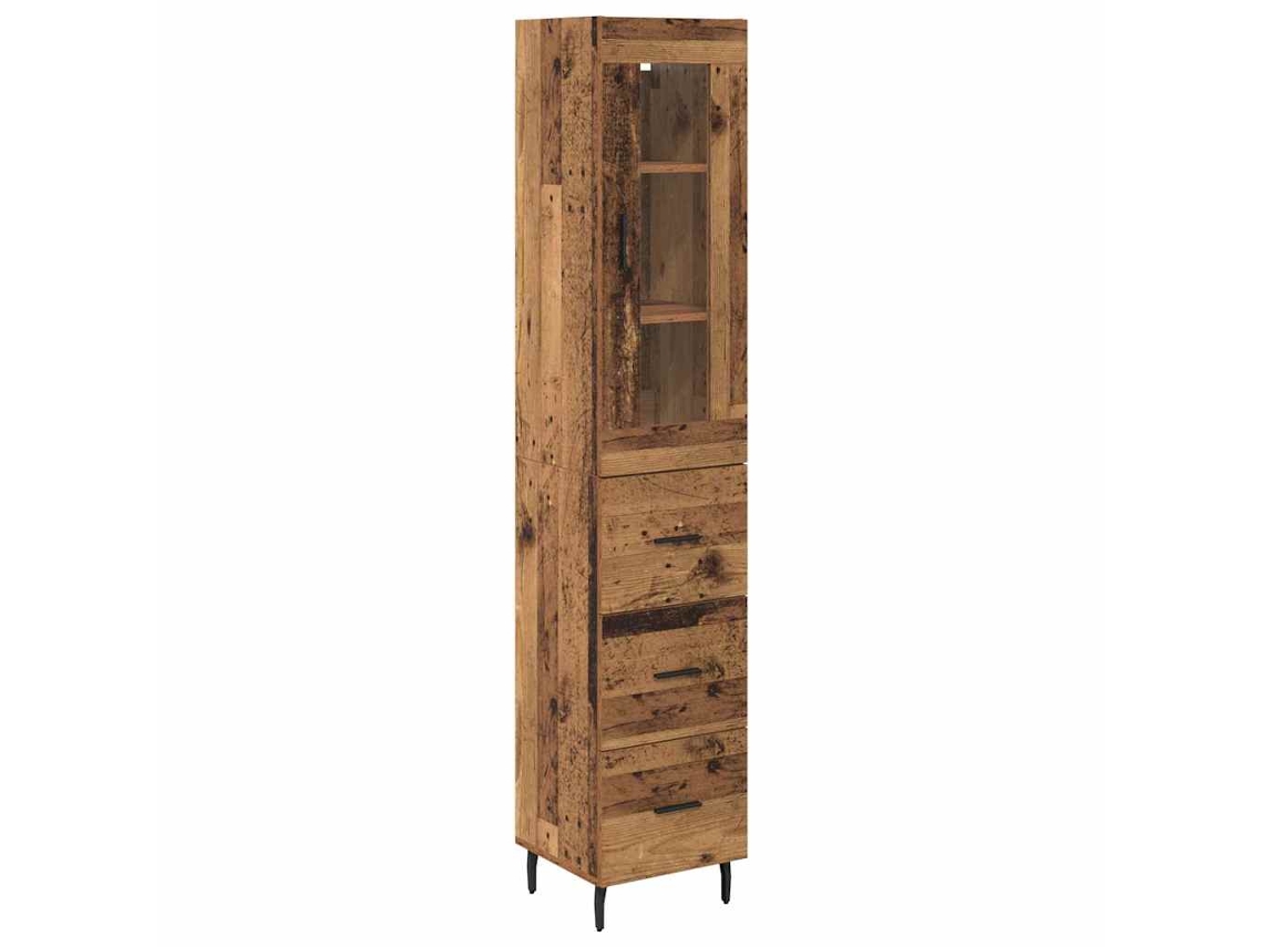 Conjunto 1 Buffet Vidaxl Castanho Derivados De Madeira (34,5 X 34 X 180 Cm)