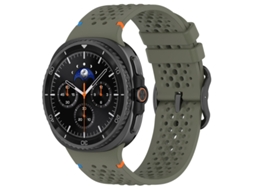 Pulseira de silicone verde para Samsung Galaxy Watch 9 40/44mm
