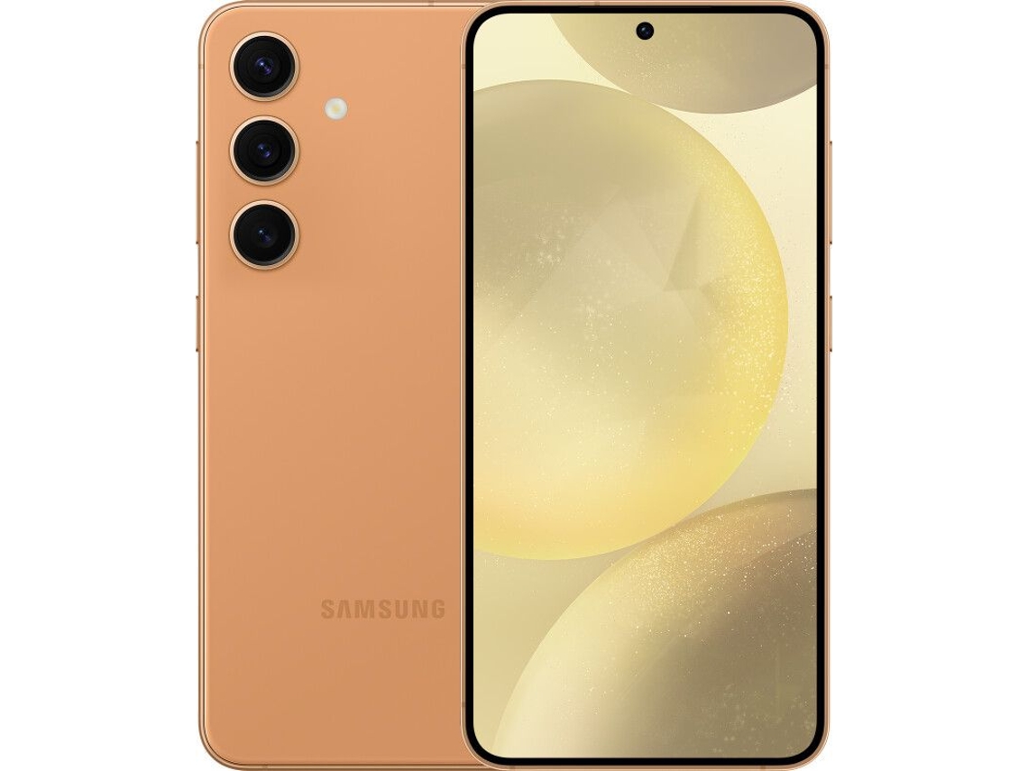 Smartphone SAMSUNG Galaxy S24 Dual Sim (Recondicionado Marcas Mínimas - 128 GB - Laranja)