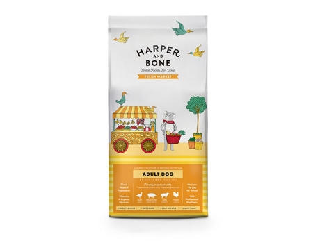 Ração para Cão HARPER & BONE Dog Adult Medium & Large Fresh Market (12 kg)