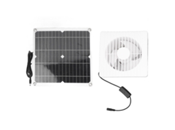 Ventilador Solar 12w para Estufa Galinha e Curral