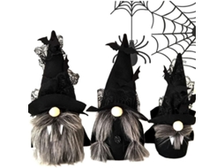 Coroa de Halloween Nova Line com caveira preta e rosas vermelhas