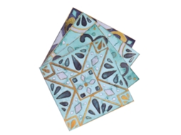 Laxiscreed Conjunto De 4 Autocolantes De Azulejos Retro À Prova De Água Para Cozinha E Casa De Banho