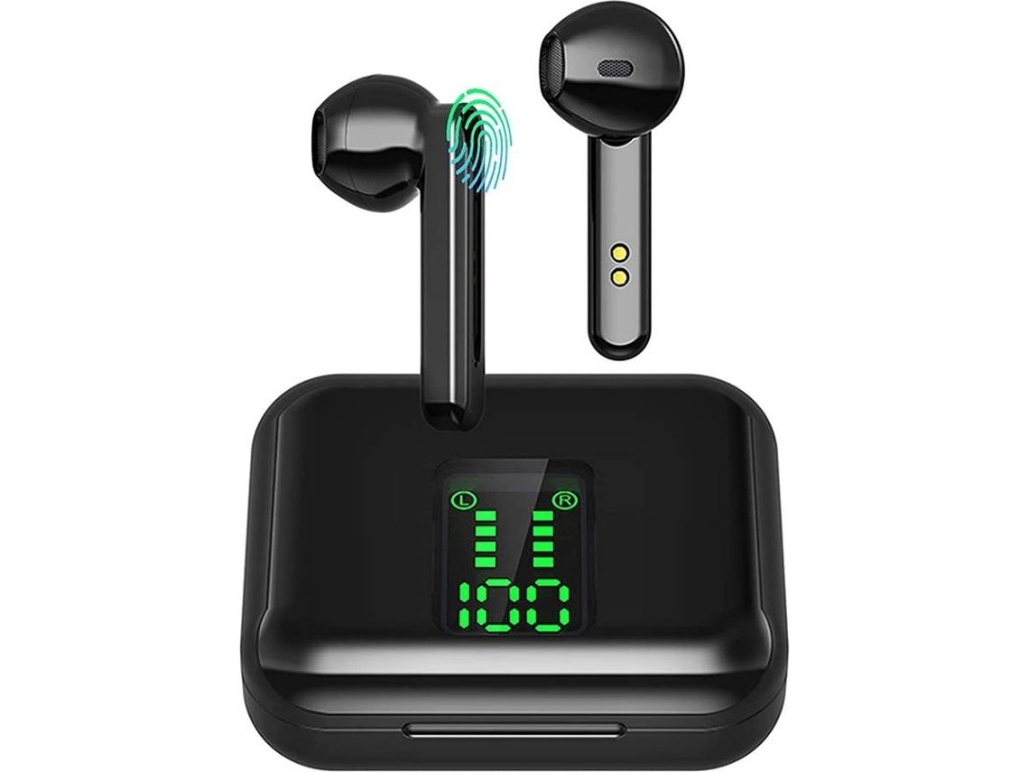 Auriculares Bluetooth True Wireless ENZONS  Sem Fio 5.0 com Capa de Carregamento com Cancelamento de Ruído Integrado Ao Microfone 3D Estéreo E