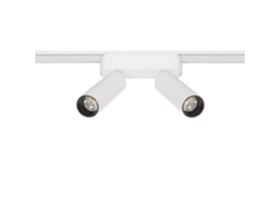 Foco Carril Duplo Led Magnético Monofásico 25Mm Super Slim 14W 48V Cri90 Branco Ugr16 LEDKIA